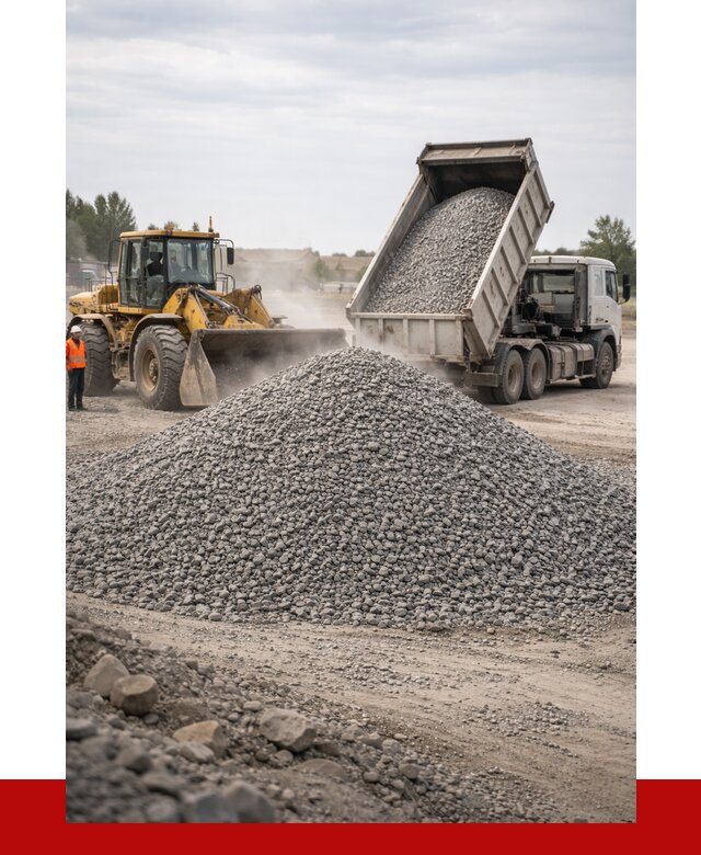 Купить щебень с доставкой в Ноябрьске от 2533 руб. | ПРОНЕРУДНбс