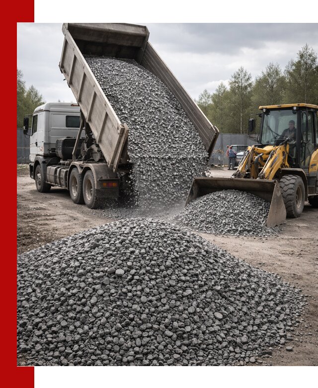 Доставка и продажа щебня гранитного в Ноябрьске