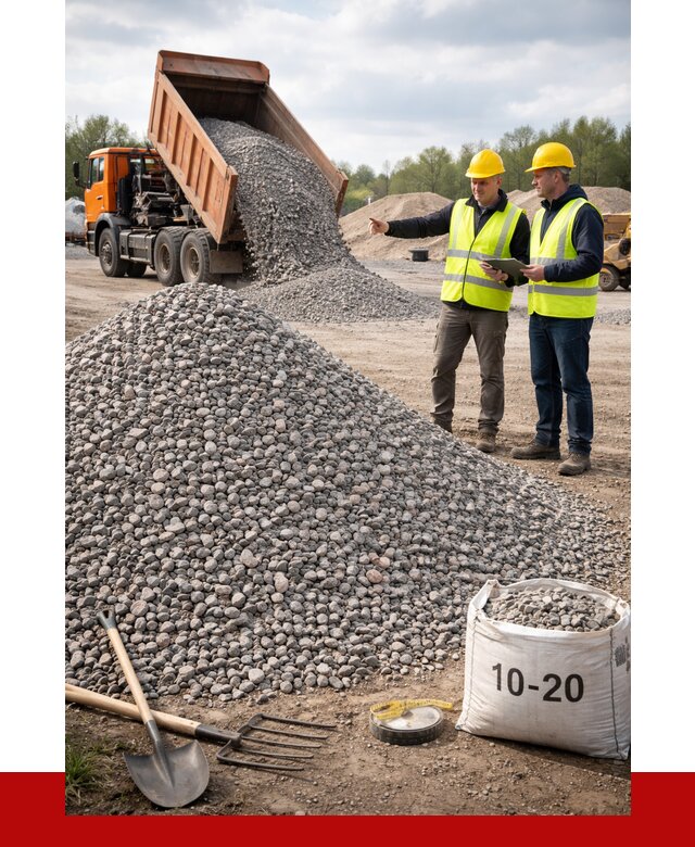 Гранитный щебень фракция 10-20 в Ноябрьске от 4255 руб.|ПРОНЕРУДНбс
