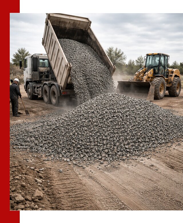 Гранитный щебень фракция 10-20 с доставкой в Ноябрьске
