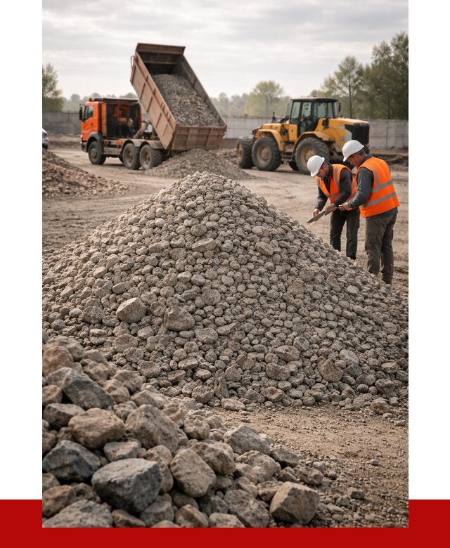 Гранитный щебень фракция 40-70 в Ноябрьске от 2533 руб ПРОНЕРУДНбс