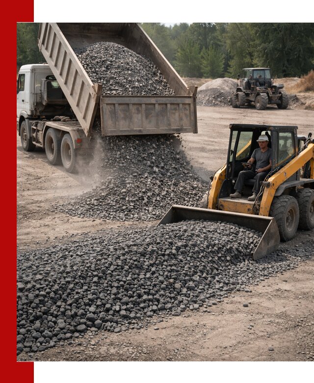 Гранитный щебень фракция 40-70 с доставкой в Ноябрьске