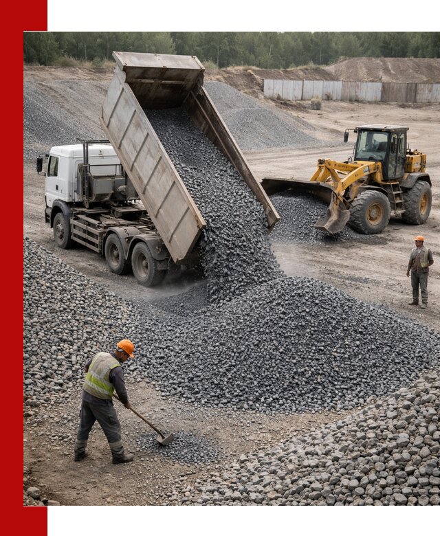 Щебень габбро-диабаз фр. 5-20 с доставкой в Ноябрьске