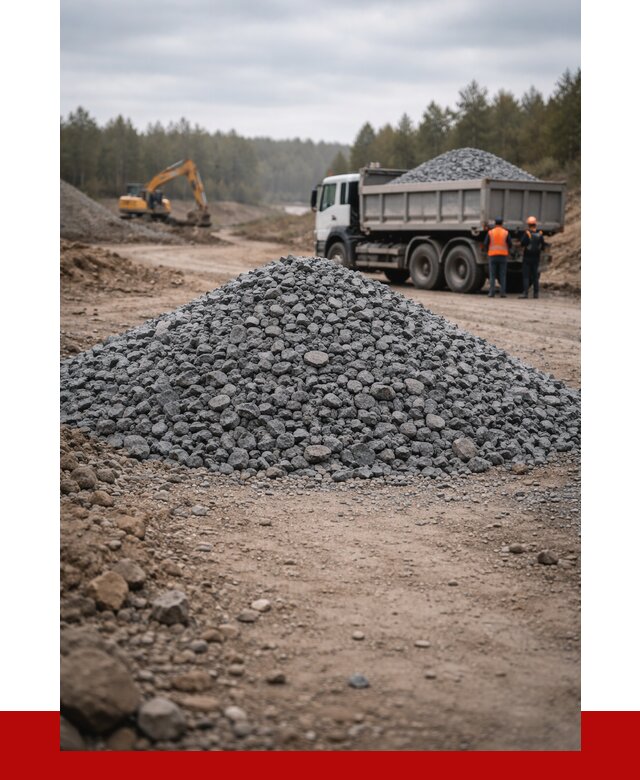 Щебень габбро диабаз фракция 40-70 в Ноябрьске от 2229 р-ПРОНЕРУДНбс