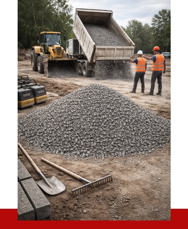 Гравийный щебень купить в Ноябрьске от 2229 р. ПРОНЕРУДНбс