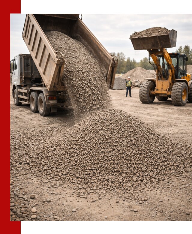 Гравийный щебень фракция 3–10 с доставкой в Ноябрьске