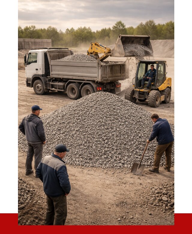 Гравийный щебень фракция 5-20 в Ноябрьске от 2431 р. ПРОНЕРУДНбс