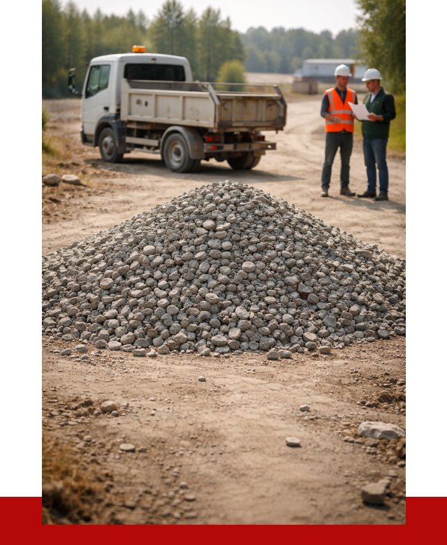 Гравийный щебень фракция 20-40 в Ноябрьске от 1216 р. | ПРОНЕРУДНбс