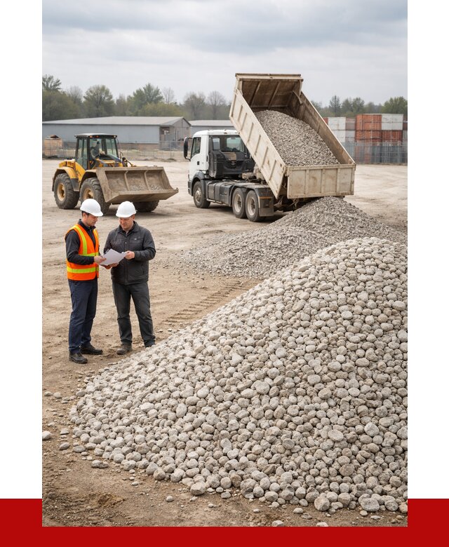 Известняковый щебень в Ноябрьске от 1418 р. доставка | ПРОНЕРУДНбс