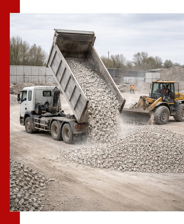Доставка и продажа известнякового щебня в Ноябрьске