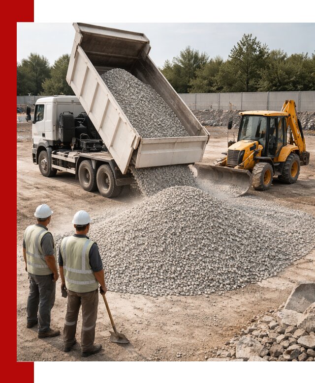Купить известняковый щебень фракции 5–10 мм с доставкой в Ноябрьске