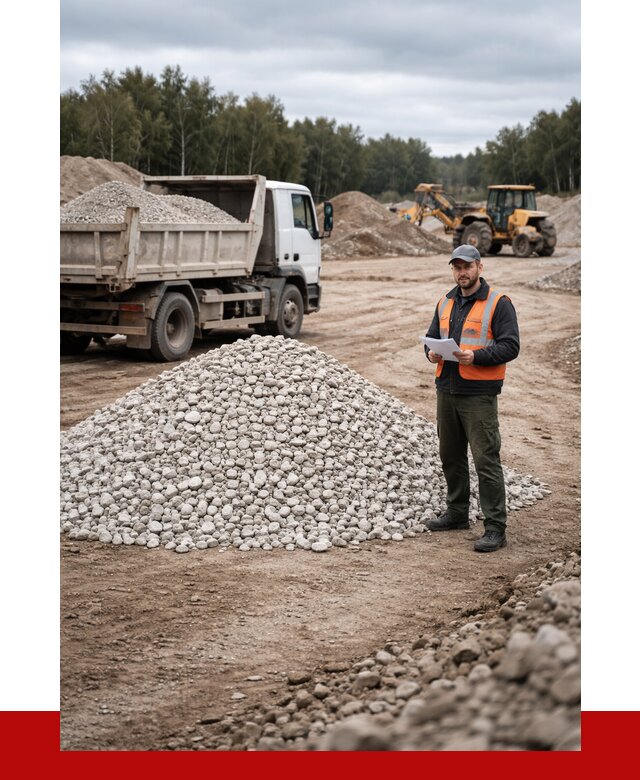 Доломитовый щебень в Ноябрьске купить от 2229 р., ПРОНЕРУДНбс