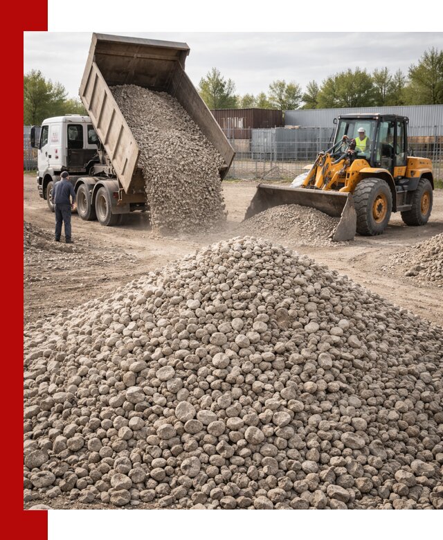 Доломитовый щебень фракции 20–41 с доставкой в Ноябрьске