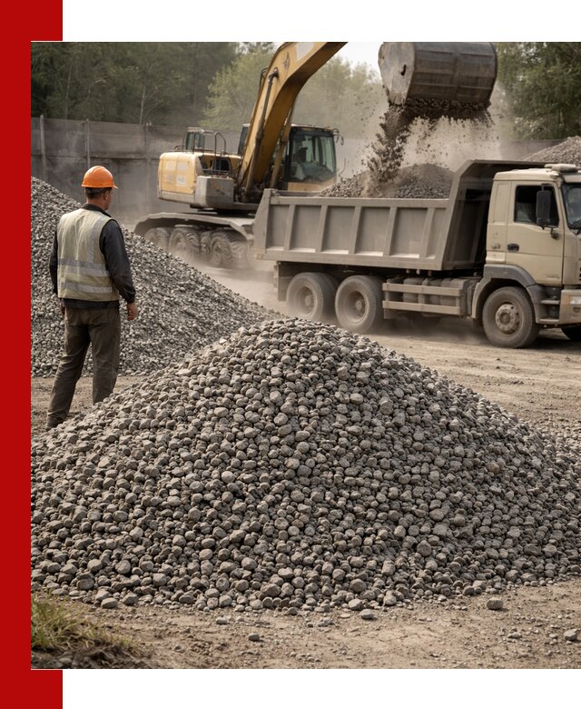 Шлаковый щебень фракция 5-20 с доставкой в Ноябрьске