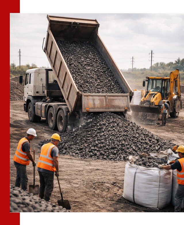 Шлаковый щебень фракция 40-70 с доставкой в Ноябрьске