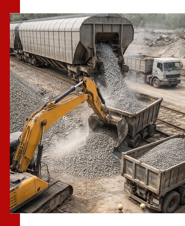 Доставка железнодорожного щебня в Ноябрьске крупными партиями быстрого отгруза