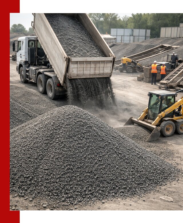 Вторичный щебень фракция 0–5 с доставкой в Ноябрьске