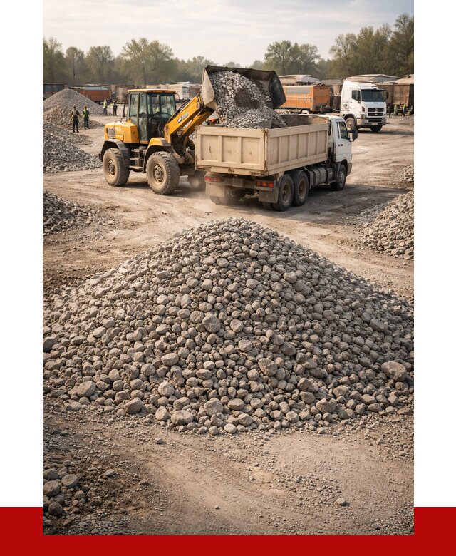 Вторичный щебень фракция 40-70 в Ноябрьске от 1763 р, ПРОНЕРУДНбс