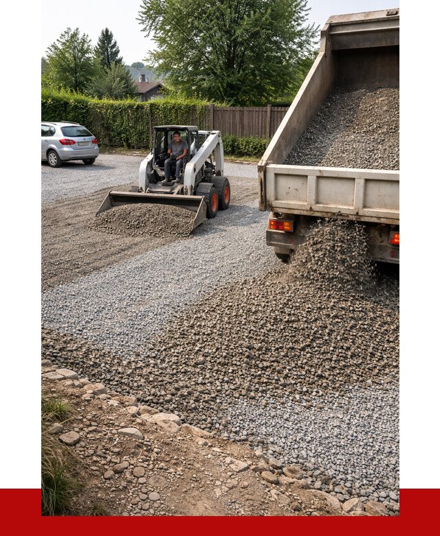 Щебень для парковки в Ноябрьске с доставкой от 1216 р.| ПРОНЕРУДНбс