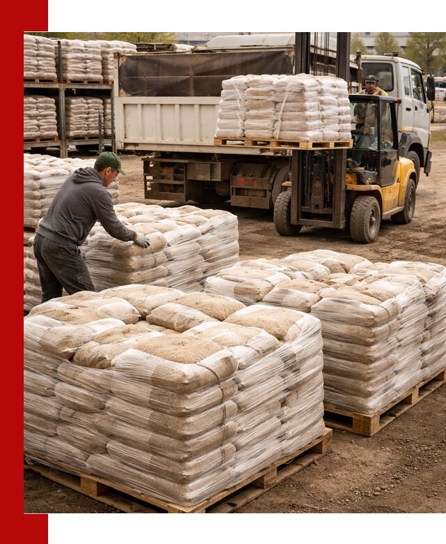 Карьерный песок в мешках с доставкой в Ноябрьске