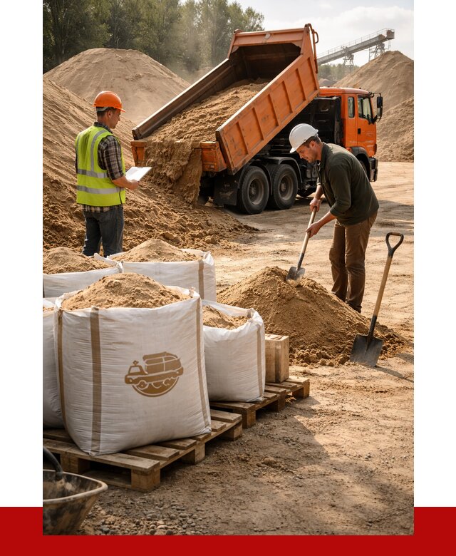 Строительный песок в Ноябрьске от 2229 р. с доставкой, ПРОНЕРУДНбс