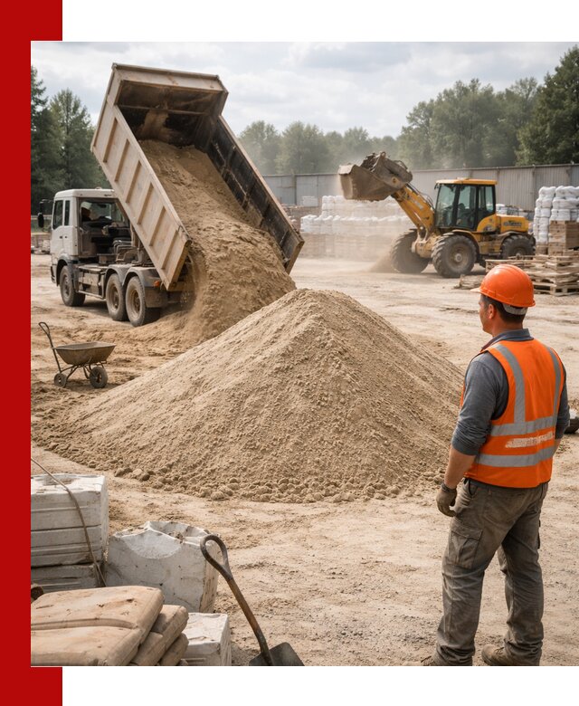 Доставка строительного песка с самосвалом в Ноябрьске