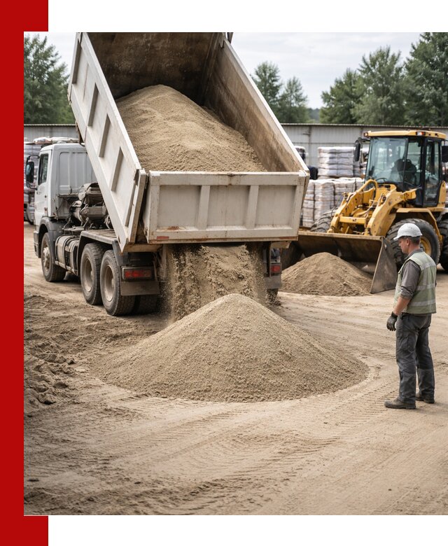 Поставка и доставка песка для бетона в Ноябрьске