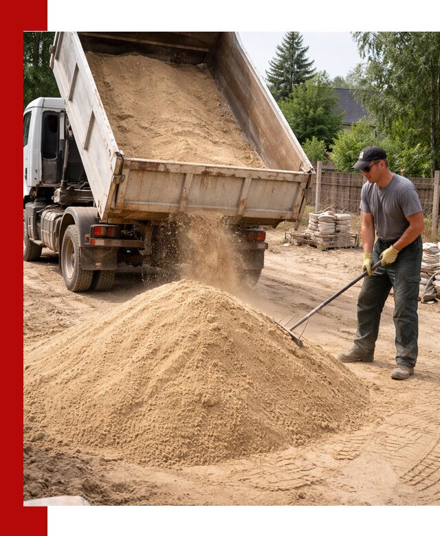 Доставка сухого песка самосвалами в Ноябрьске