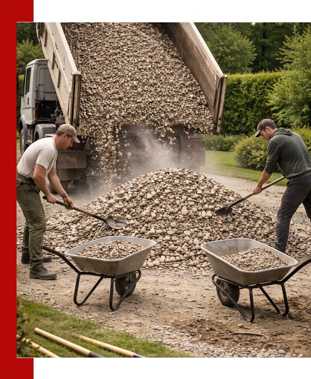 Доставка и продажа декоративной гальки в Ноябрьске