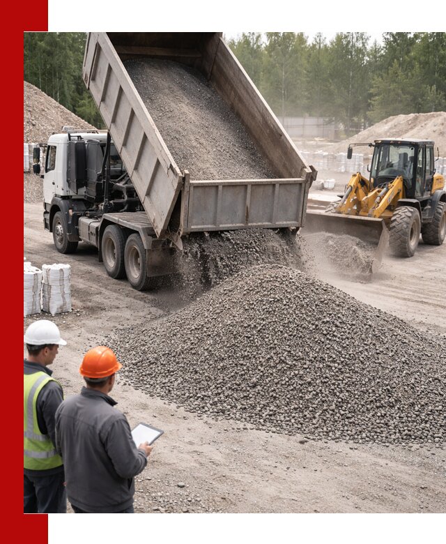 Доставка и продажа гранитного отсева 0-10 в Ноябрьске