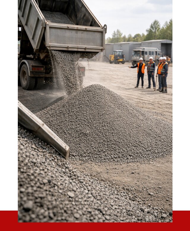 Гравийный отсев 0-5 в Ноябрьске от 1216 р. с доставкой | ПРОНЕРУДНбс