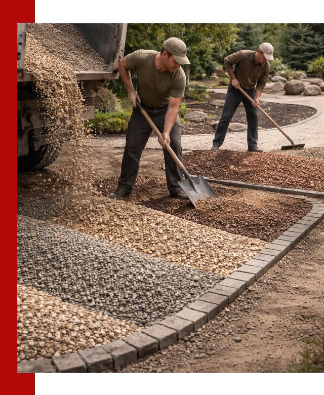 Декоративная крошка для ландшафта в Ноябрьске — продажа и доставка