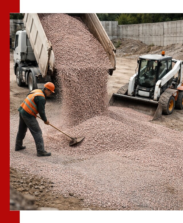 Крошка розовый гранит с доставкой в Ноябрьске от производителя
