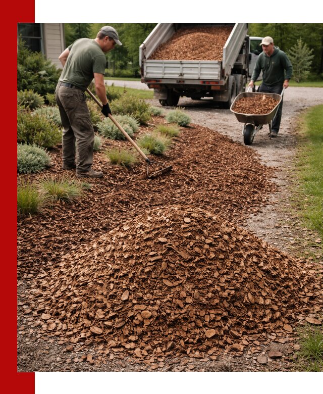 Крошка для мульчирования с доставкой в Ноябрьске