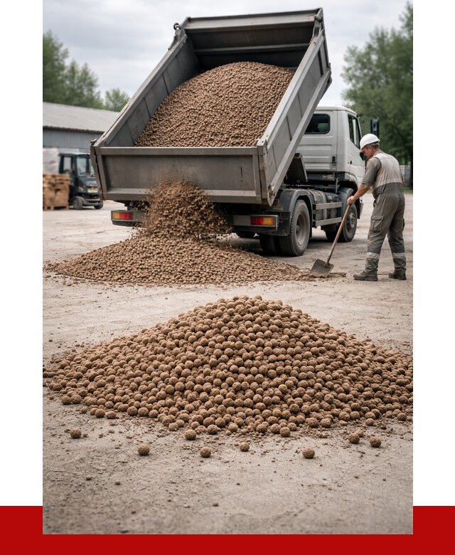 Керамзит с доставкой в Ноябрьске от 4255 р. за м3 | ПРОНЕРУДНбс
