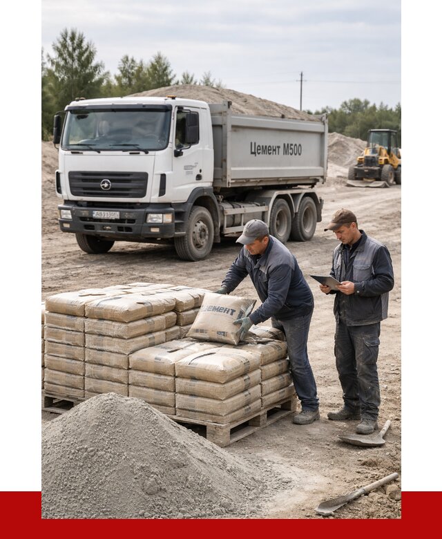 Купить цемент м500 с доставкой в Ноябрьске от 5268 р. | ПРОНЕРУДНбс