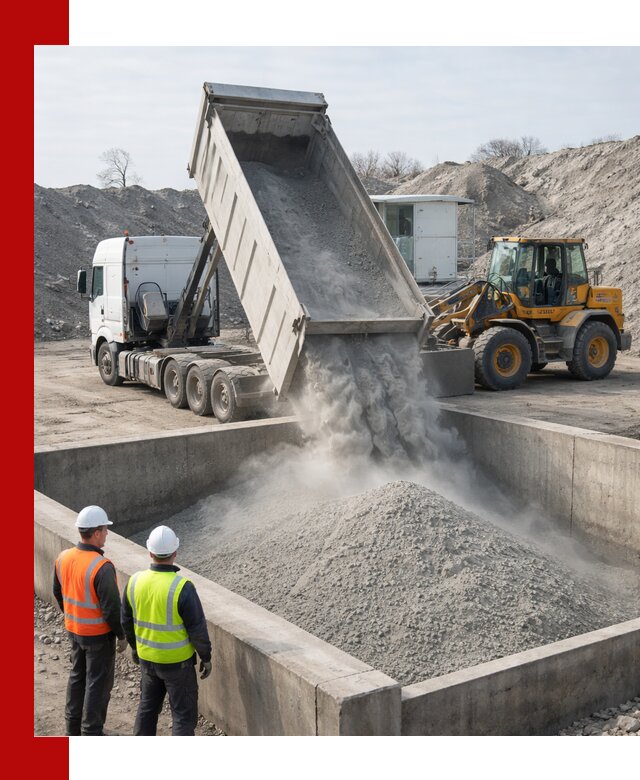 Доставка цемента навалом в Ноябрьске крупными партиями