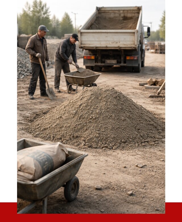 Цементно-песчаная смесь М150 в Ноябрьске от 4761 р. | ПРОНЕРУДНбс