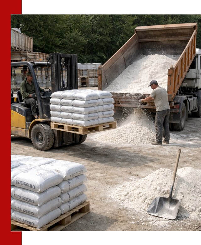 Доставка строительной извести оптом и в розницу в Ноябрьске