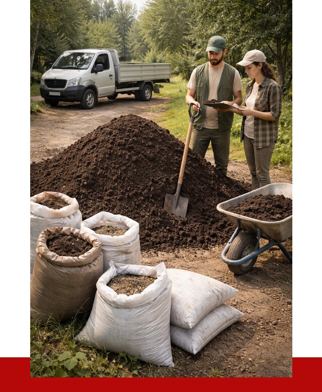 Купить грунт с доставкой в Ноябрьске от 4559 р. за м3 | ПРОНЕРУДНбс