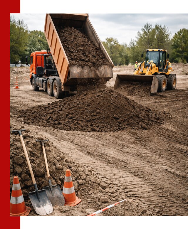 Поставка и доставка планировочного грунта в Ноябрьске