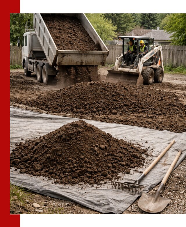 Грунт для отсыпки участка с доставкой в Ноябрьске