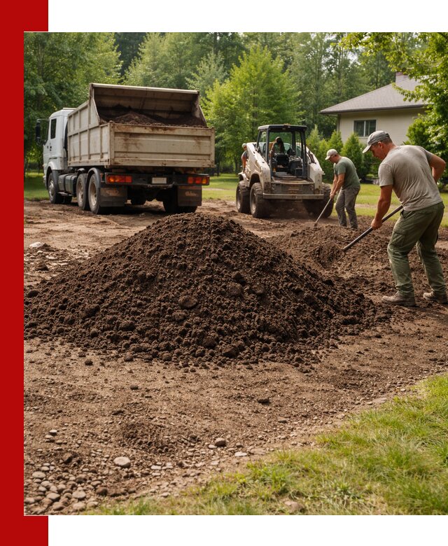 Доставка и укладка грунта для газона в Ноябрьске