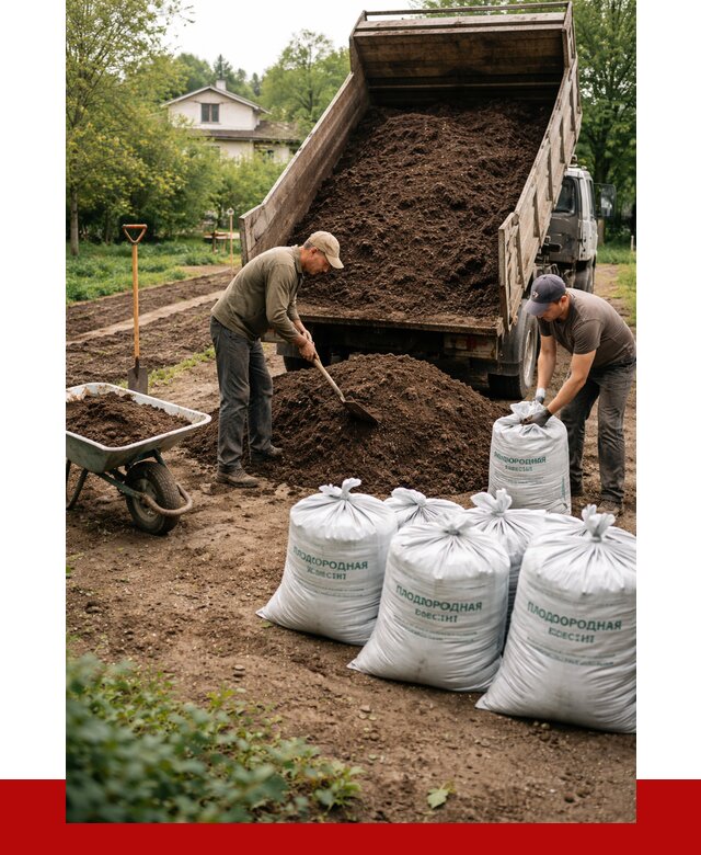 Плодородная смесь в Ноябрьске от 4255 р./куб с доставкой | ПРОНЕРУДНбс