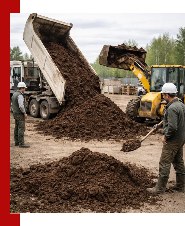 Доставка торфа оптом и в мешках в Ноябрьске