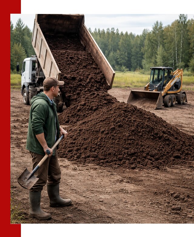 Купить верховой торф с доставкой в Ноябрьске для садоводства и растений