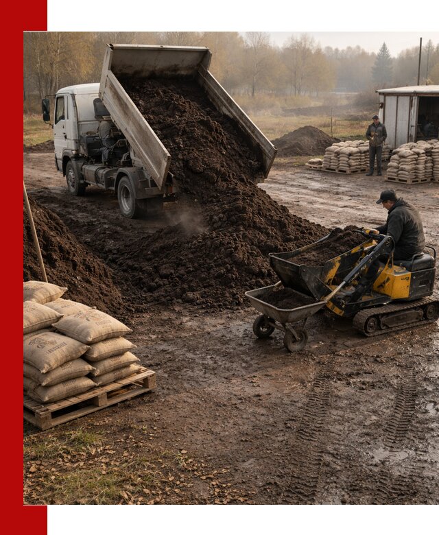 Кислый торф в доставке по выгодным ценам в Ноябрьске