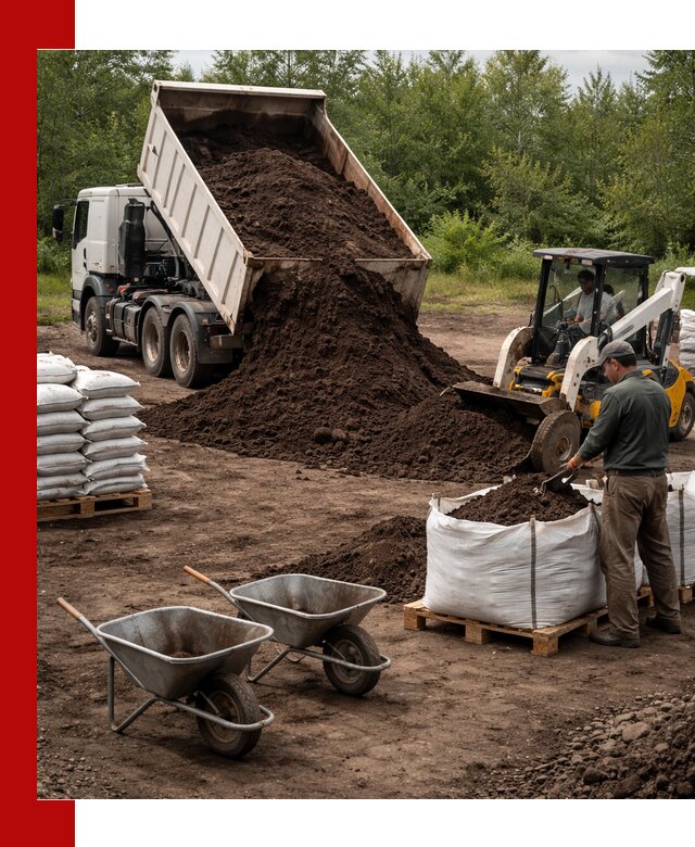 Доставка и продажа торфогрунта в Ноябрьске оптом и в розницу