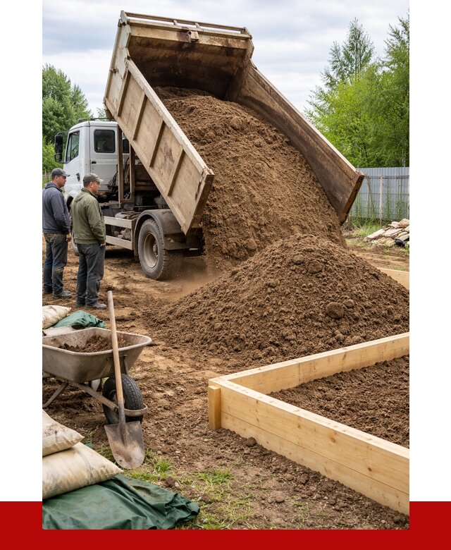 Торфо песчаная смесь в Ноябрьске с доставкой от 1874 р. | ПРОНЕРУДНбс