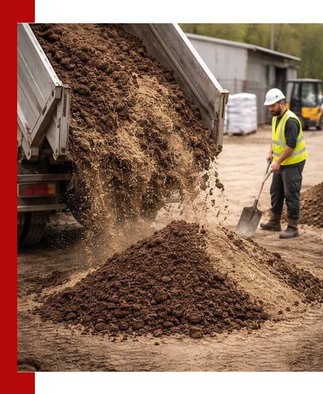 Доставка торфо-песчаной смеси в Ноябрьске для строительства и озеленения